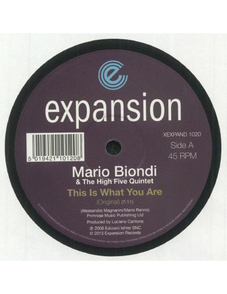 Biondi Mario/The High Five Quintet - This Is What You Are (Reissue)