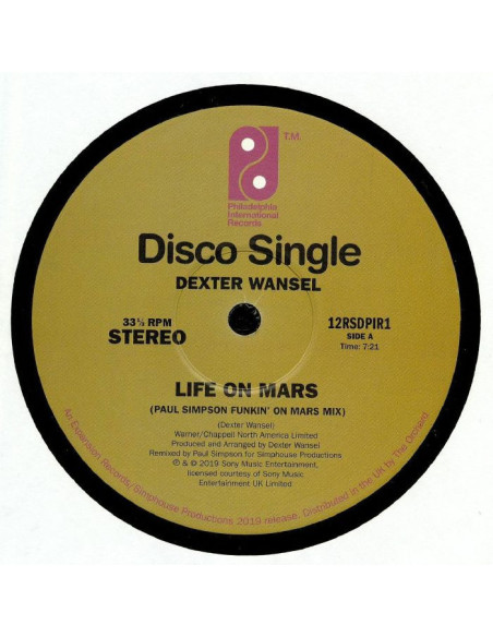Wansel Dexter - Life On Mars