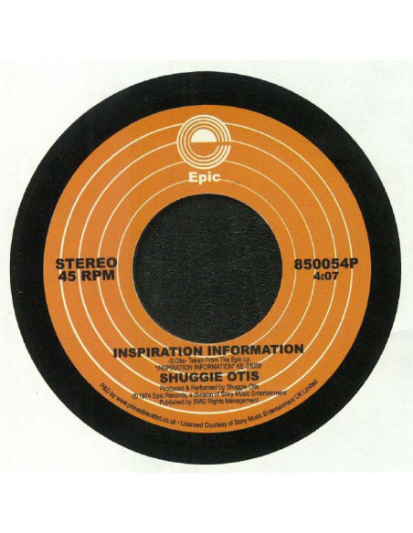 Otis Shuggie - Inspiration Information (Record Store Day 2019)