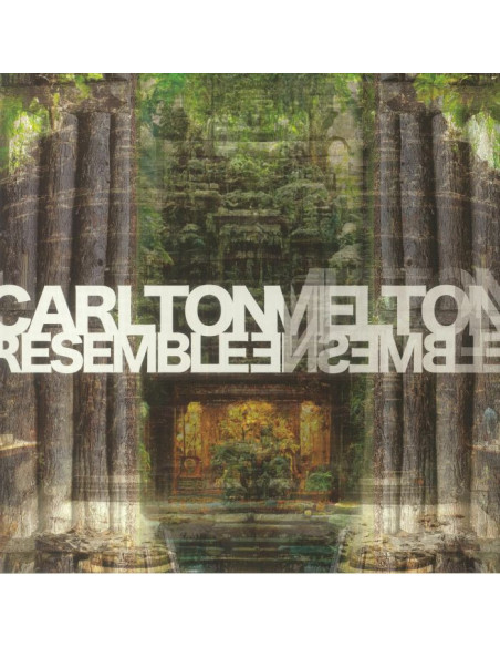 Carlton Melton - Resemble Ensemble - limited pink and green vinyl 10p LP / poster / booklet