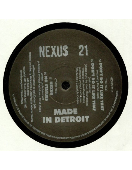 Nexus 21 - Made In Detroit
