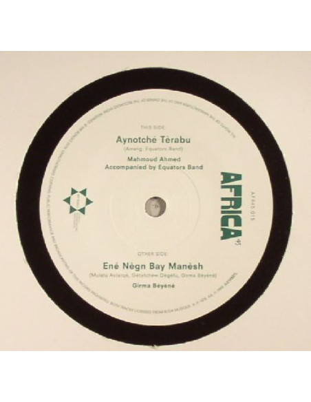 Ahmed Mahmoud/Girma Beyene - Aynotche Terabu