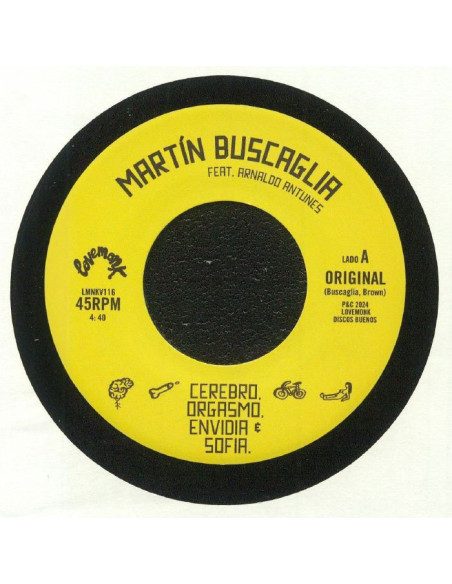 Buscaglia Martin Feat Arnaldo Antunes - Cerebro Orgasmo Envidia And Sofia