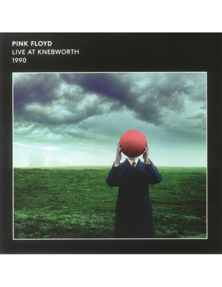 Pink Floyd - Live At Knebworth 1990 - red marbled vinyl LP / CD