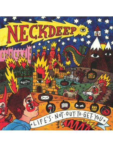 Neck Deep - Life'S Not Out To Get You - gatefold pink vinyl LP / insert