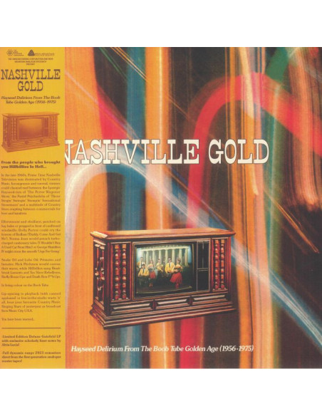 Various - Nashville Gold: Hayseed Delirium From The Boob Tube Golden Age 1956-1975
