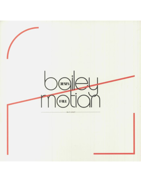 Bailey Derek/Paul Motian - Duo In Concert