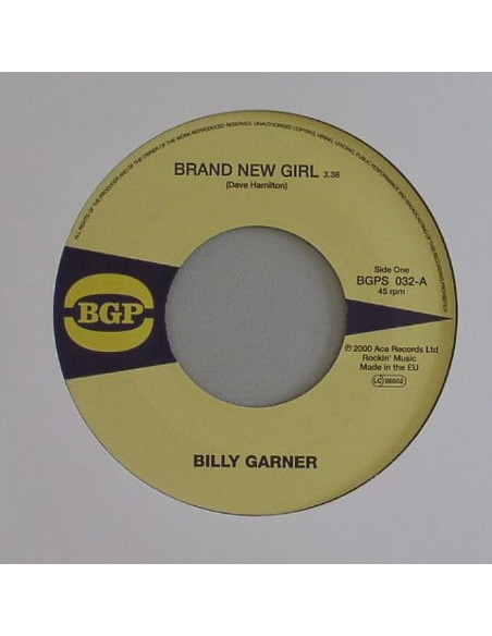 Garner Billy - Brand New Girl