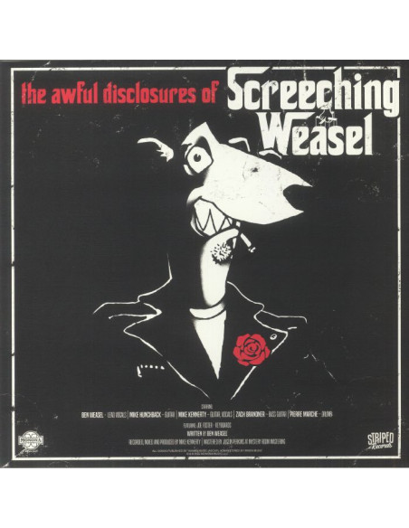Screeching Weasel - The Awful Disclosures Of Screeching Weasel - limited red vinyl LP