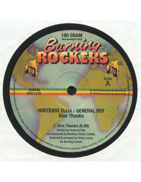 Ellis Hortense/General Roy/Lawes Rockers - Give Thanks