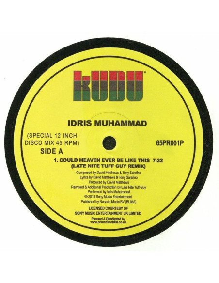Muhammad Idris - Could Heaven Ever Be Like This (Late Nite Tuff Guy Remix And Original)