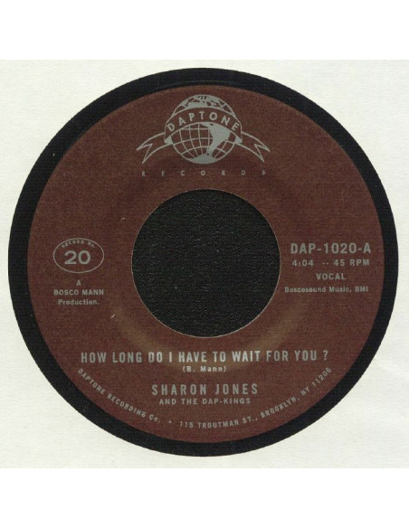 Jones Sharon And The Dap Kings - How Long Do I Have To Wait For You?