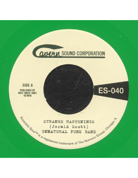 Unnatural Funk Band - Strange Happenings (Reissue) - grass green viinyl 7p