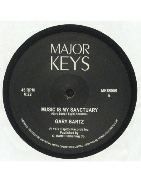 Bartz Gary - Music Is My Sanctuary
