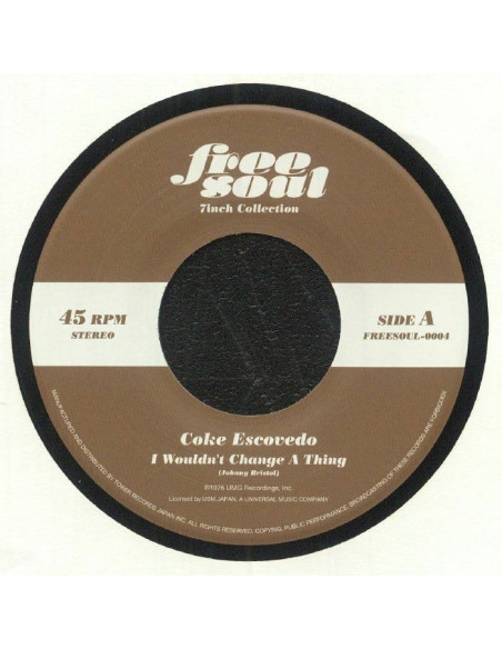 Coke Escovedo - I Wouldn'T Change A Thing