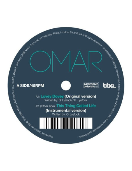 Omar - Lovey Dovey (Original Version)/This Thin