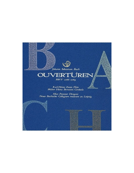 Max Pommer Neues Bachische - Bach:Overture (Suite)  Limited  (Reissued:Kicc-3543/4) - (CD)