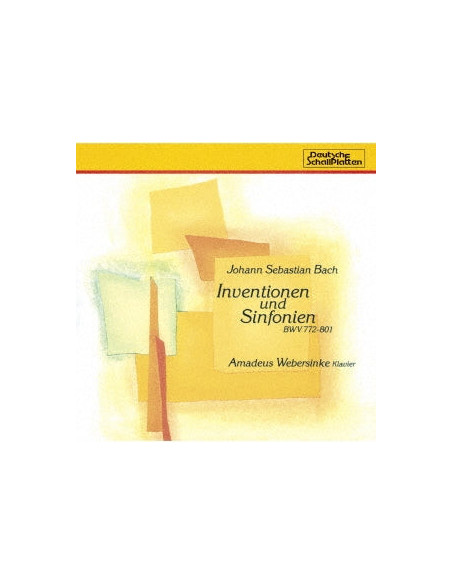 Amadeus Webersinke - Bach:Inventionen Sinfonia  Limited  (Reissued:Kicc-3609) - (CD)