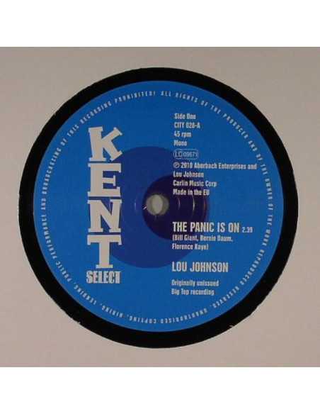 Johnson, Lou - Panic Is On/You Better Let Him Go