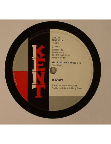 Karim, Ty - You Just Don T Know/Lighten Up