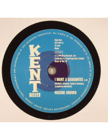 Brown, Maxine - I Want A Guarantee