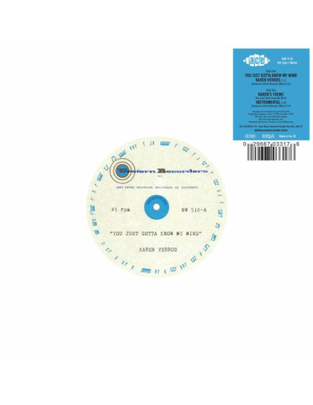 Verros, Karen - You Just Gotta Know My Mind / Karen S Theme