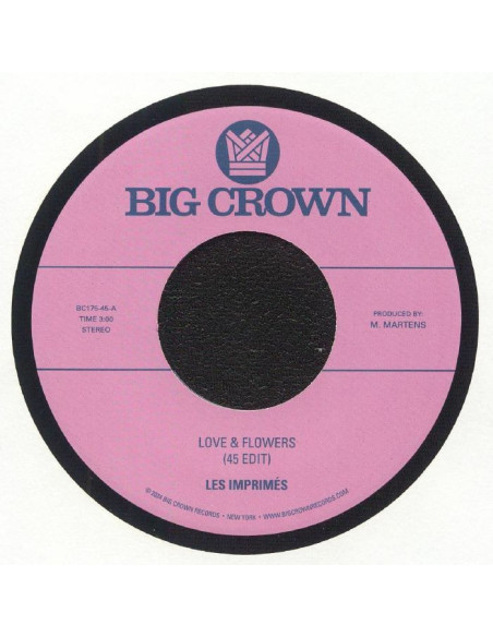 Les Imprimes - Love and Flowers (45 Edit) B/W You