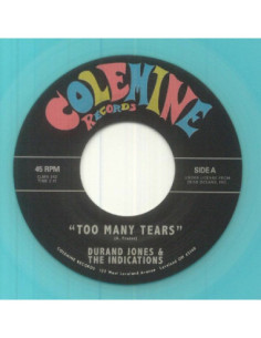 Durand Jones and The Indi - Too Many Tears / Cruisin To The Parque (Clear Blue Vinyl)