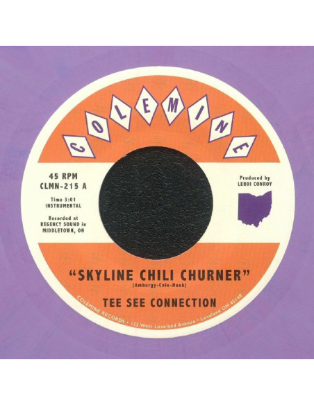 Tee See Connection and Le - Skyline Chili Churner/Queen City (Purple Rain Vinyl)