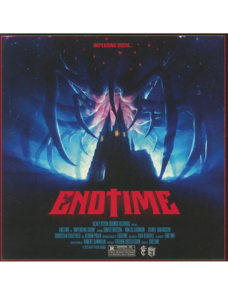 Endtime - Impending Doom (Red, Transparent Blue Striped Vinyl)