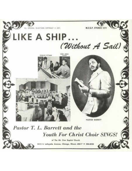 Pastor T.L. Barrett - Like A Ship (Without A Sail) (Ice Wind T