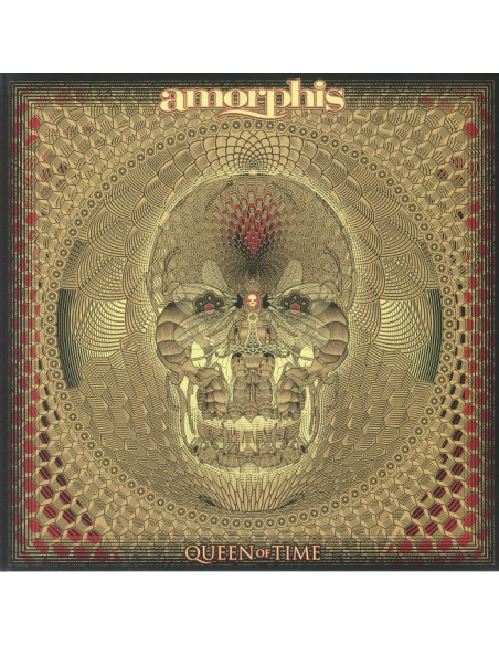 Amorphis - Queen Of Time - Red / White Marbled