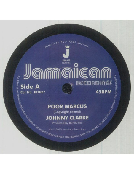 Clarke, Johnny - Poor Marcus/Version