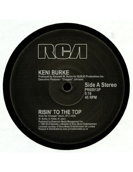 Keni Burke - Risin' To The Top, You'Re The Best (12p)