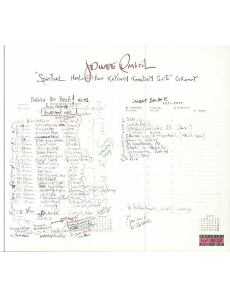 Jowee Omicil - Spiritual Healing: Bwa Kayiman Freedom Suite Ceremony - (Cd)