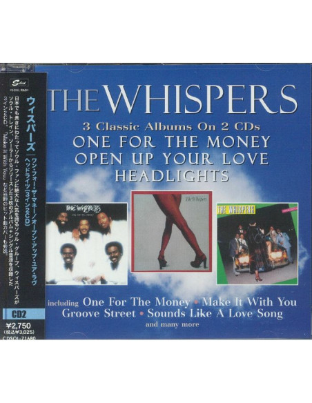 The Whispers - One For The Money/Open Up Your Love/Headlights - (Cd)