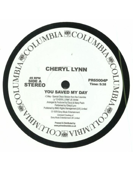 Cheryl Lynn - You Saved My Day (Record Store Day 2018)