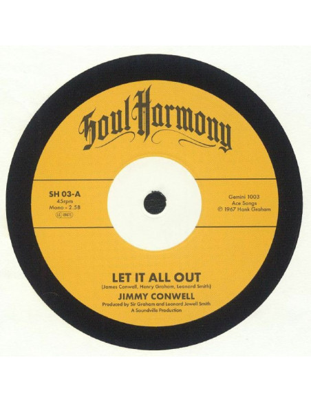Jimmy/The Exits Conwell - Let It All Out