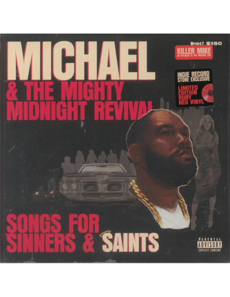 Killer Mike - Michael and The Mighty Midnight Revival: Songs For Sinners and Saints Transparent Ruby Red Vinyl