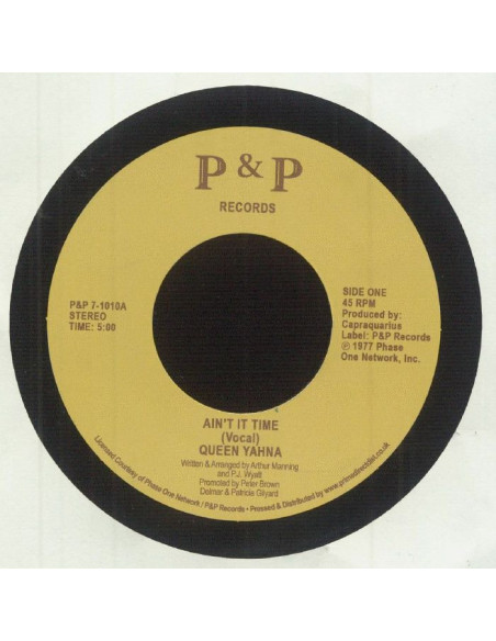 Queen Yahna - Ain'T It Time (Reissue)