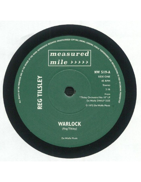 Reg/Roger Jackson Tilsley - Warlock