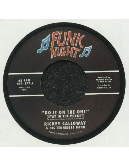 Rickey Calloway And His Tennessee Band Calloway - Do It On The One