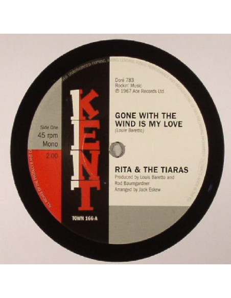 Rita and The Tiaras/The Dore Strings - Gone With The Wind Is My Love