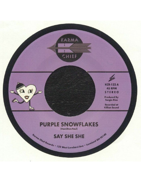 Say She She - Purple Snowflakes
