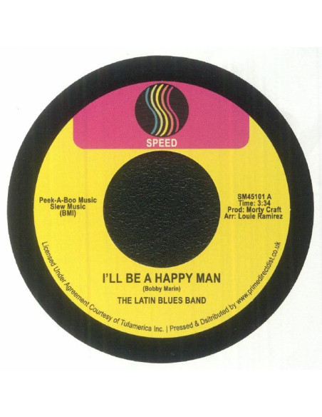 The Latin Blues Band - I'Ll Be A Happy Man (Record Store Day Rsd 2023)