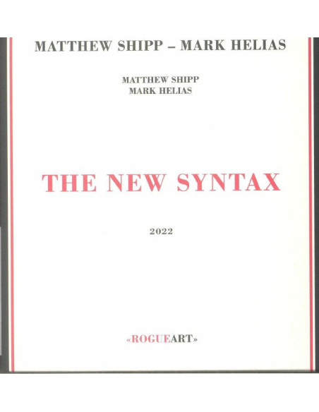 Shipp Matthew, Helias Mark - The New Syntax - (CD)