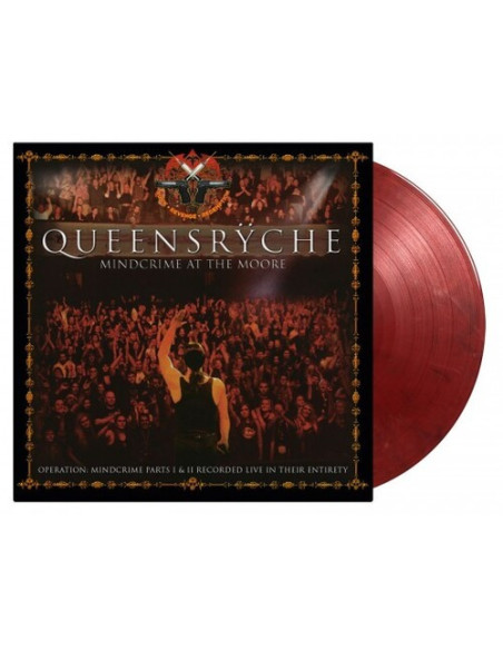 Queensryche - Mindcrime At The Moore (180 Gr. Vinyl Translucent Red Solid White and Black Ltd)