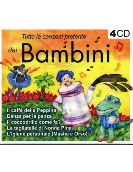 Compilation - Tutte Le Canzoni Preferite Dai Bambini (Box4Cd) - (CD)