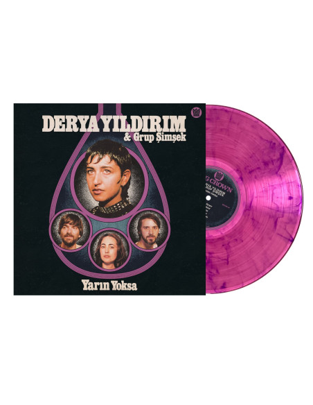 Derya Yildirim and Grup Simsek - Yarin Yoksa (Clear Pink with Purple Smoke Vinyl)