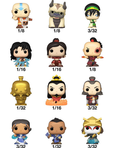 Funko: Bitty Pop Singles - Avatar- 32Pc Pdq
